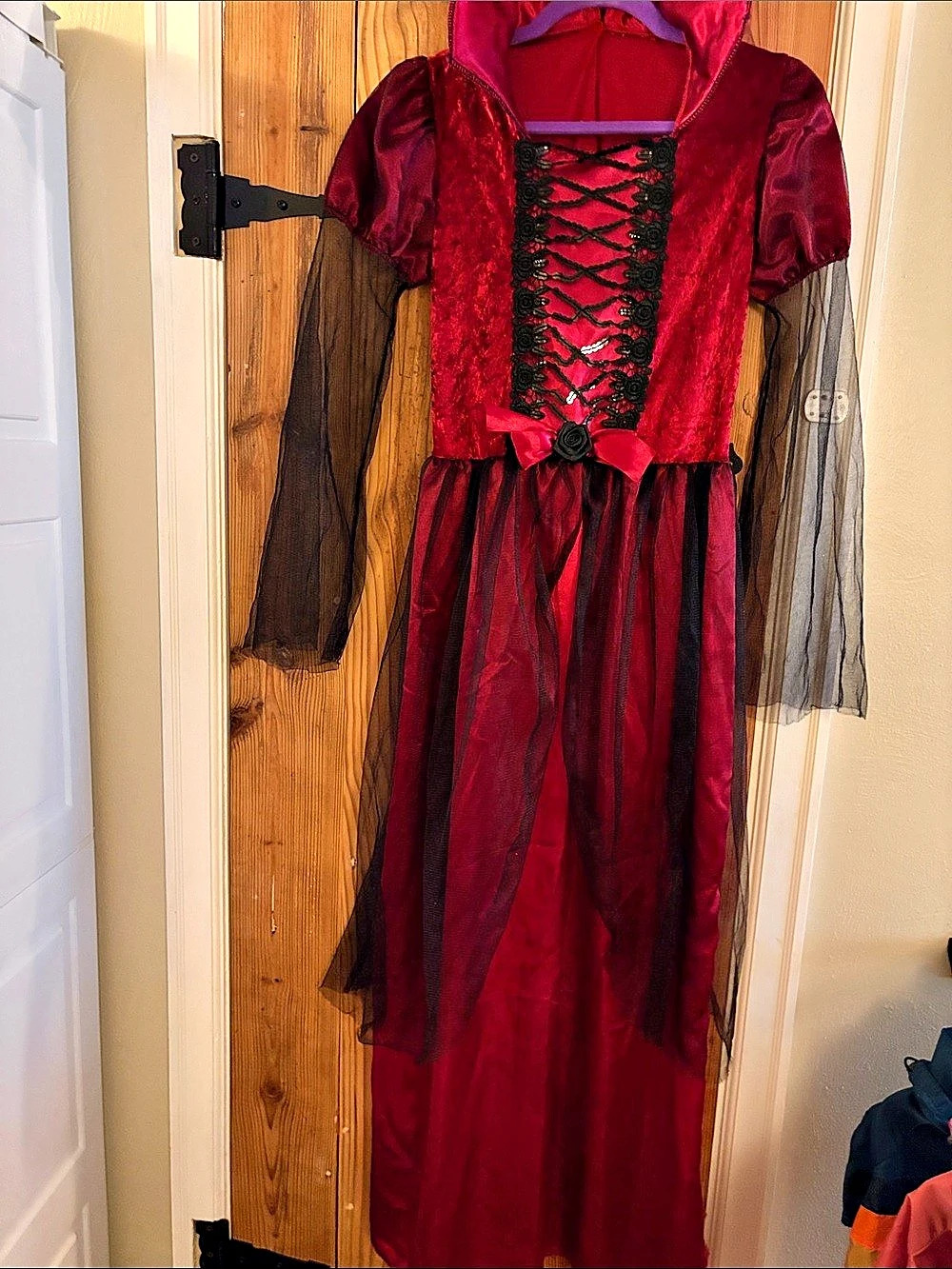 Red & Black Halloween Costume Dress